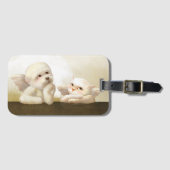 アングリードッグ&キャットオンクラウド ラゲッジタグ (正面横)