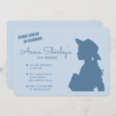 アングリーンゲーブルズシンプルプレジャーズCC1087誕生日 招待状 (正面/裏面)