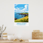 アングルシー島の旅行ポスター壁画 アングルシー島の壁 ポスター (キッチン)