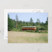 アングルトの狭軌列車 ポストカード (正面/裏面)