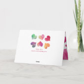 アングルフォト祖父母ヴァレンティーンズデイホリデー シーズンカード (裏面)