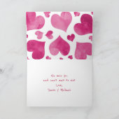 アングルフォト祖父母ヴァレンティーンズデイホリデー シーズンカード (内部)