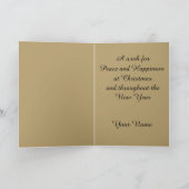 アングル付きクリスマスカードベビーイエス シーズンカード (内部)