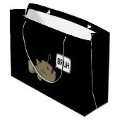 アングレおもしろいーフィッシュはBruhと言う ラージペーパーバッグ (裏面アングル)