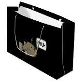 アングレおもしろいーフィッシュはBruhと言う ラージペーパーバッグ (正面アングル)