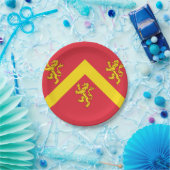 アングレシー国旗の紙プレート ペーパープレート (パーティー)