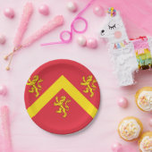 アングレシー国旗の紙プレート ペーパープレート (パーティー)