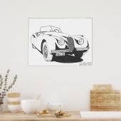 アングレーズジャガー ポスター (キッチン)