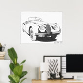 アングレーズジャガー ポスター (ホームオフィス)