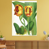 アングロアリュッケリサンギネリンデニアオーキッド キャンバスプリント (インサイチュ (リビング))