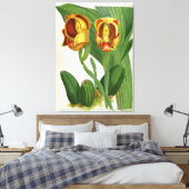 アングロアリュッケリサンギネリンデニアオーキッド キャンバスプリント (インサイチュ (寝室))