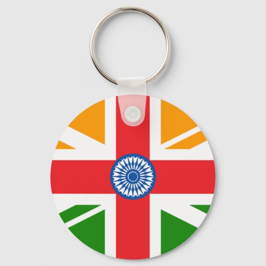 アングロインディアン国旗 キーホルダー (正面)