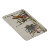 アングロサクソンの戦士、プレート14 「歴史」より マグネット (右側)