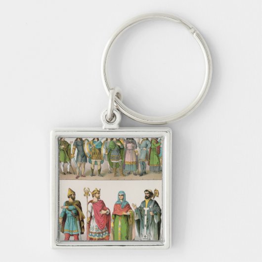 アングロサクソンの服 キーホルダー (正面)