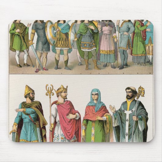 アングロサクソンの服 マウスパッド (正面)