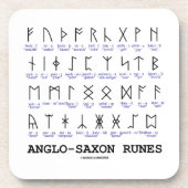 アングロサクソンのRunes (言語学の暗号解読法) コースター (正面)
