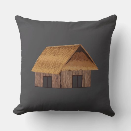 アングロサクソン小屋 クッション (正面)