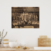 アングロサクソン支部のフリーメーソンポートレート ポスター (キッチン)