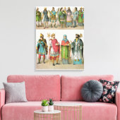 アングロサクソン服 キャンバスプリント (インサイチュ (リビング))