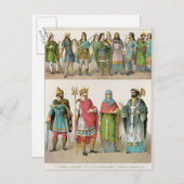 アングロサクソン服 ポストカード (正面/裏面)