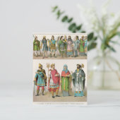 アングロサクソン服 ポストカード (スタンド正面)