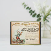 アングロサクソン船の帆走 ポストカード (スタンド正面)