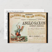 アングロサクソン船 ポストカード (正面/裏面)