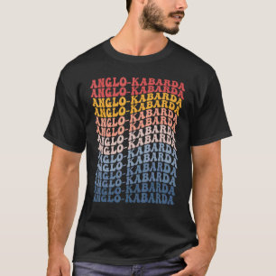 アングロ・カバルダ グルービー レトロ 馬 Tシャツ