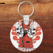 アンゲリキュータブラック キーホルダー (正面)