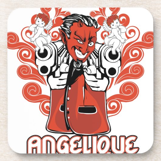 アンゲリキュータブラック コースター (正面)