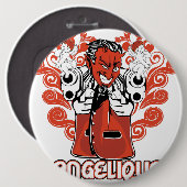 アンゲリキュータブラック 缶バッジ (正面&裏面)