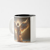 アンゲリックコーヒーマグ ツートーンマグカップ (正面左)