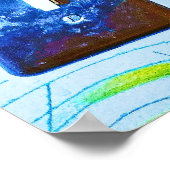 アンゲリックデビルハートグラフィティアートプリント ポスター (角)