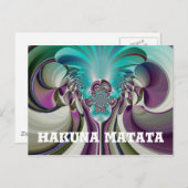 アンゲリックハクナマタタギフトハートカスタム製品 ポストカード (正面/裏面)