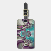 アンゲリックハクナマタタパープルハートギフト ラゲッジタグ (正面縦)