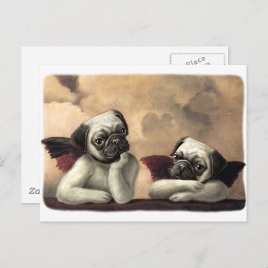 アンゲリックプグケルビギフトアイテム ポストカード (正面/裏面)