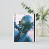 アンゲリック像 – バルセロナ，スペイン葉書 ポストカード (スタンド正面)