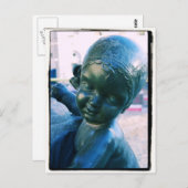 アンゲリック像 – バルセロナ，スペイン葉書 ポストカード (正面/裏面)