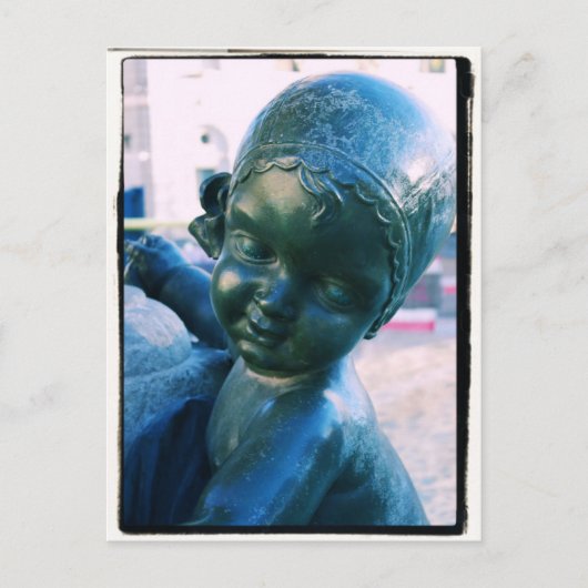 アンゲリック像 – バルセロナ，スペイン葉書 ポストカード (正面)