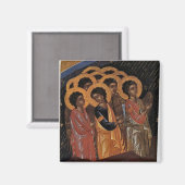 アンゲリック聖歌隊の出生正教会のアイコン マグネット (正面/裏面)