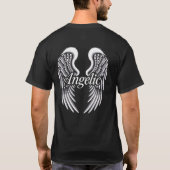アンゲリック – エンジェルウィングス Tシャツ (裏面)
