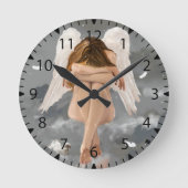 アンゲ! 2ラウンドクロック ラウンド壁時計 (正面)