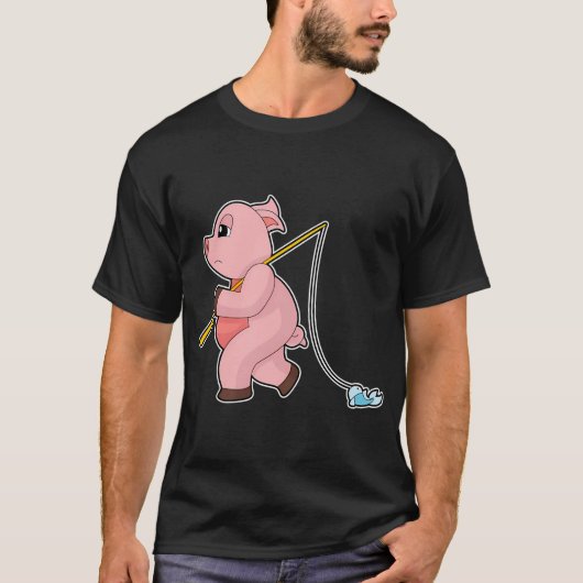 アンコウ釣り Tシャツ (正面)