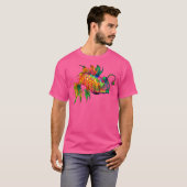 アンコウ 派手な虹色 深海魚 Tシャツ (正面フル)