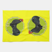 アンコナの雄鶏 キッチンタオル (横)