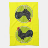 アンコナの雄鶏 キッチンタオル (縦)