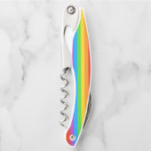 アンコルクとプライド:レインボーフラグ ソムリエナイフ (正面)