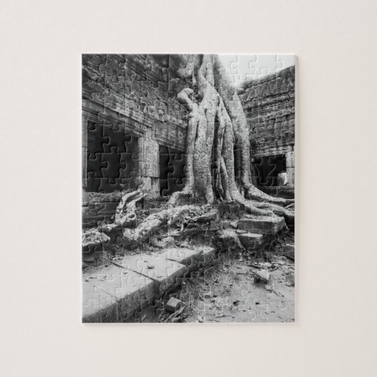 アンコールカンボジアタプロームツリー ジグソーパズル (縦)