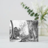 アンコールカンボジア、詳細タプローム ポストカード (スタンド正面)