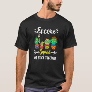 アンコールスクワッドスクールサボスチームアンコール先生Cr Tシャツ